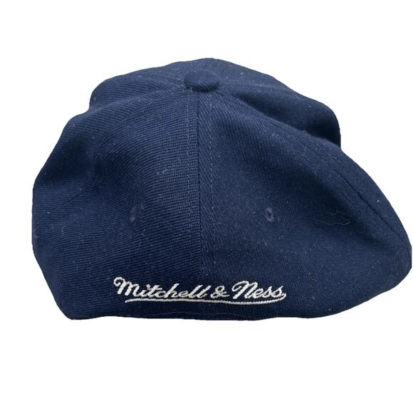 Mitchell & Ness Denver Nuggets NBA Snapback Cap 3D Logo Navy Hat Used. - Picture 2 of 9